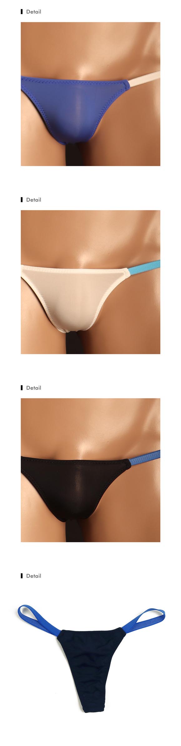 ティーエム コレクション UNISEX side string TB 2tone Tバック ユニセックス