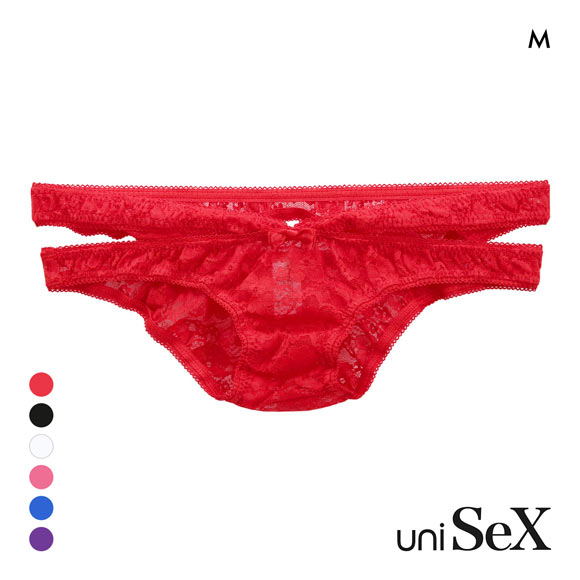 ユニセックス PLAY LACE OPEN HIPショーツ ビキニ ジェンダーレス ユニセックス 男女兼用 TM