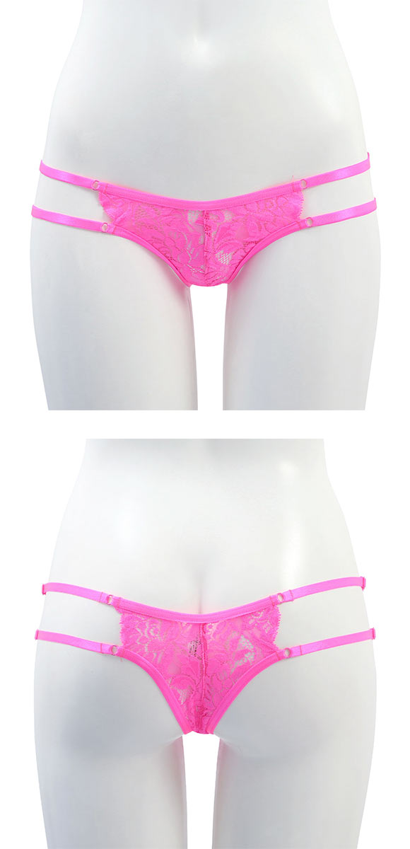 ターキー TURKEY Ladys PLAY エレガントレース × アジャスターストラップ Tバックショーツ M タンガ ビキニ ソング 総レース 単品