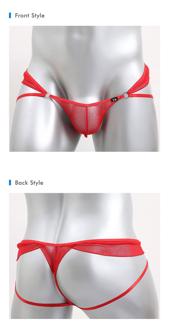 ティーエム コレクション Powernet×ストラップ バイク風 G-STRING TM collection