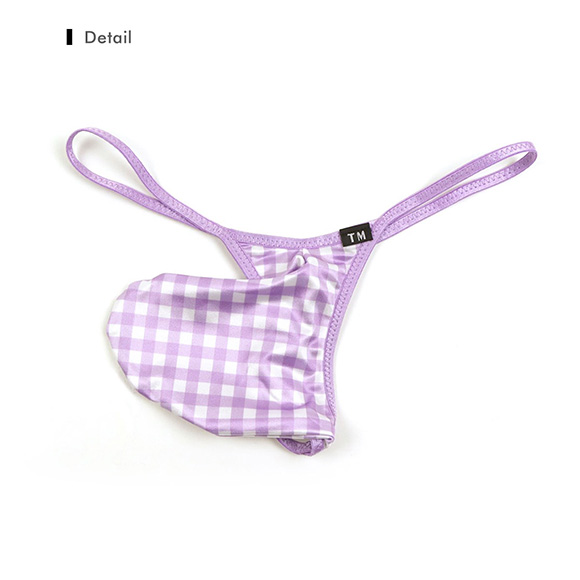 ティーエム コレクション YKS ギンガムチェック Sharp G-STRING メンズ Tバック Gストリング ビキ二 TM collection