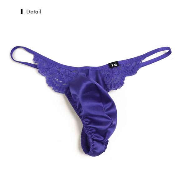 ティーエム コレクション Satin x Lace Elegant TB Tバック ビキニ メンズ TM collection 日本製