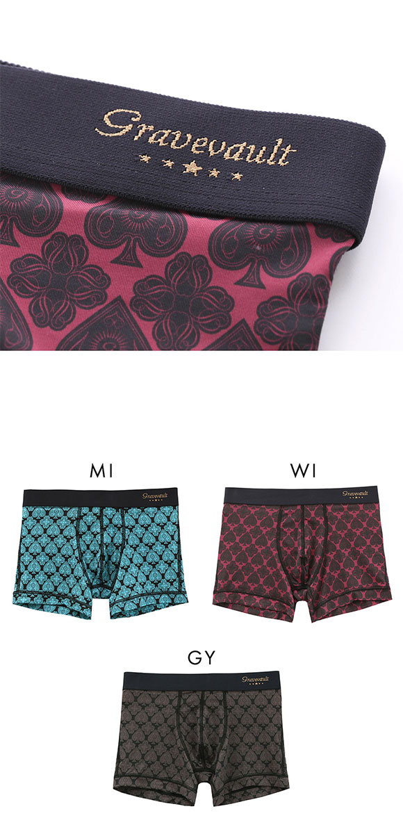 グレイブボールト Gravevault SUIT ショートボクサーパンツ XL メンズ 前閉じ 日本製