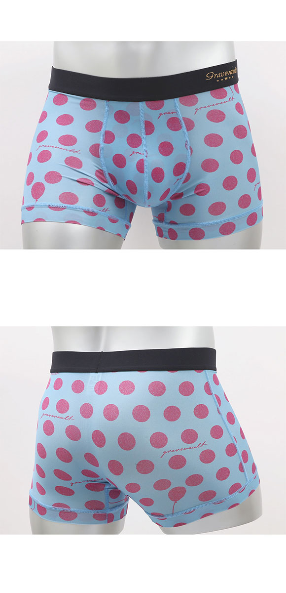 グレイブボールト Bubble gum ショート ボクサーパンツ SML メンズ 前閉じ 日本製 Gravevault 国産