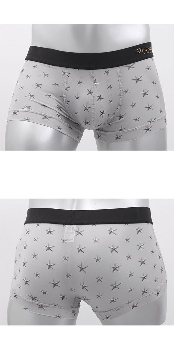 グレイブボールト STAR STUDS ローライズ ボクサーパンツ SML メンズ 前閉じ 日本製 Gravevault 国産