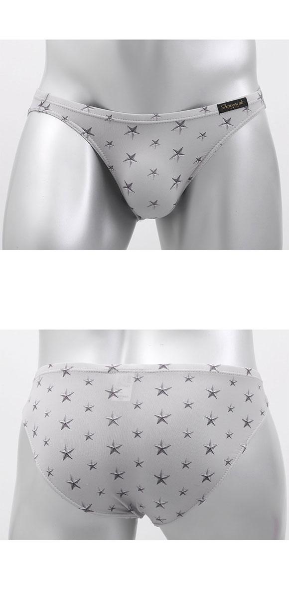 グレイブボールト STAR STUDS ビキニ ブリーフ フルバック ML メンズ 前閉じ 日本製 Gravevault 国産