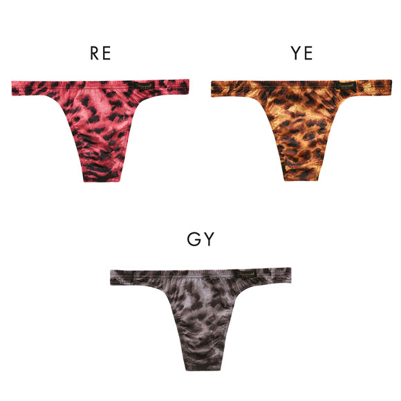 グレイブボールト LEOPARD Tバック ビキニ ML メンズ 前閉じ 日本製 Gravevault 国産