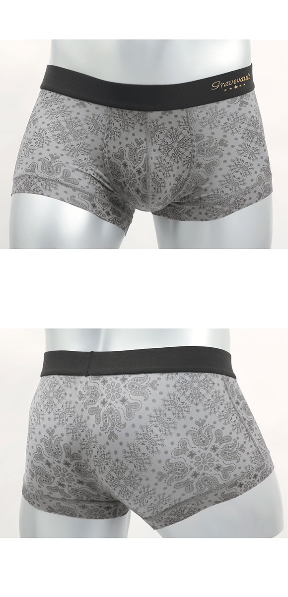 グレイブボールト Bandana ローライズ ボクサーパンツ SML メンズ 前閉じ 日本製 Gravevault 国産