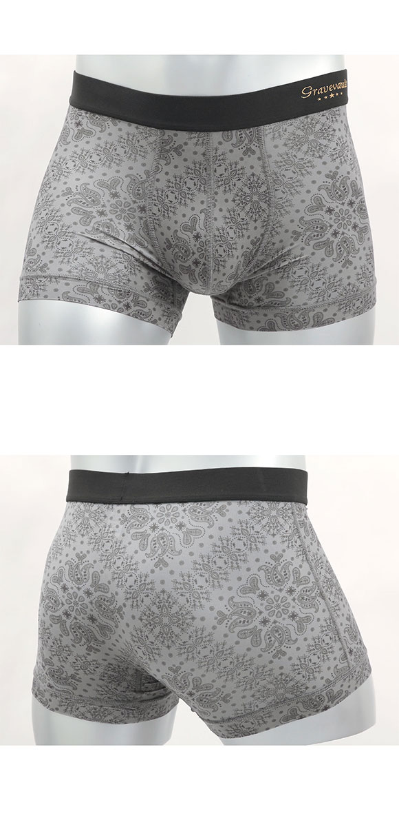 グレイブボールト Bandana ショート ボクサーパンツ SML メンズ 前閉じ 日本製 Gravevault 国産