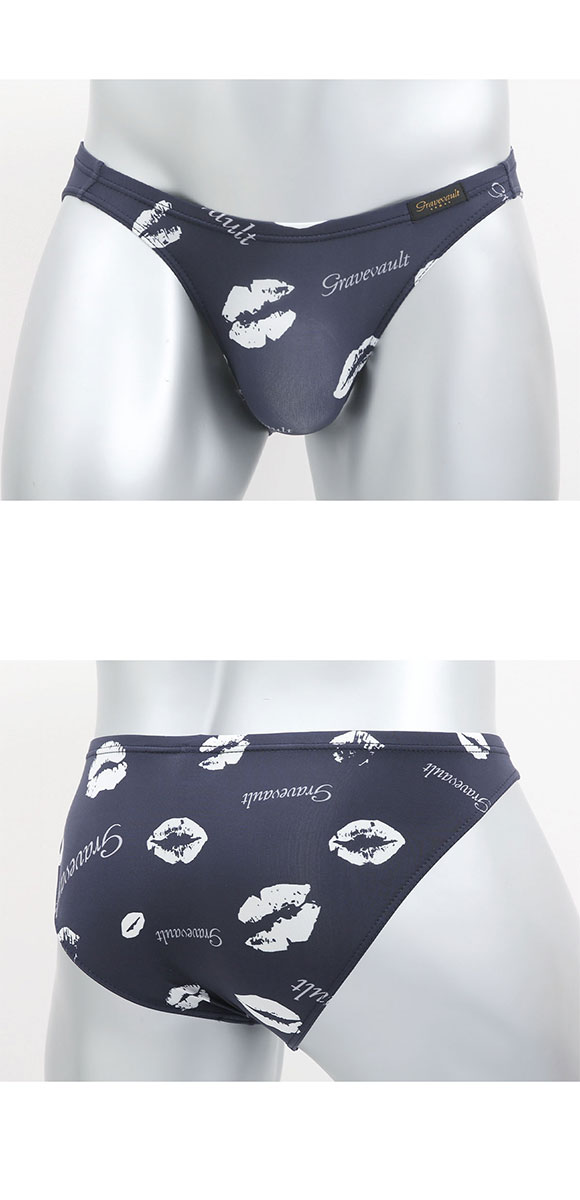 グレイブボールト Kiss ビキニ ブリーフ フルバック ML メンズ 前閉じ 日本製 Gravevault 国産