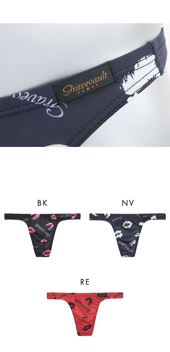 グレイブボールト Kiss Tバック ビキニ ML メンズ 前閉じ 日本製 Gravevault 国産