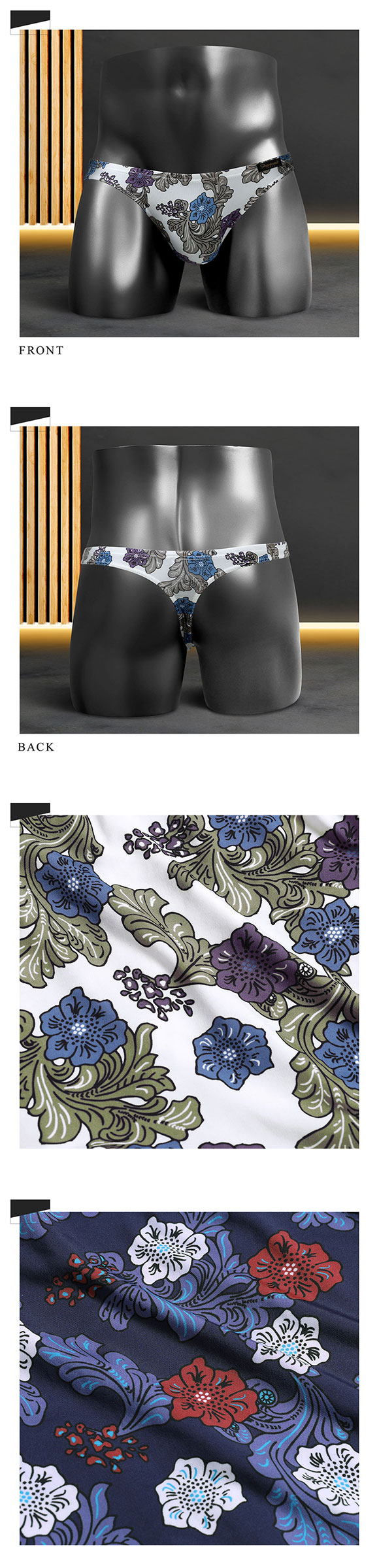 グレイブボールト Gravevault×SHIROHATO 別注 限定カラー Impatients Tバック ビキニ  ML メンズ 前とじ 3052436S