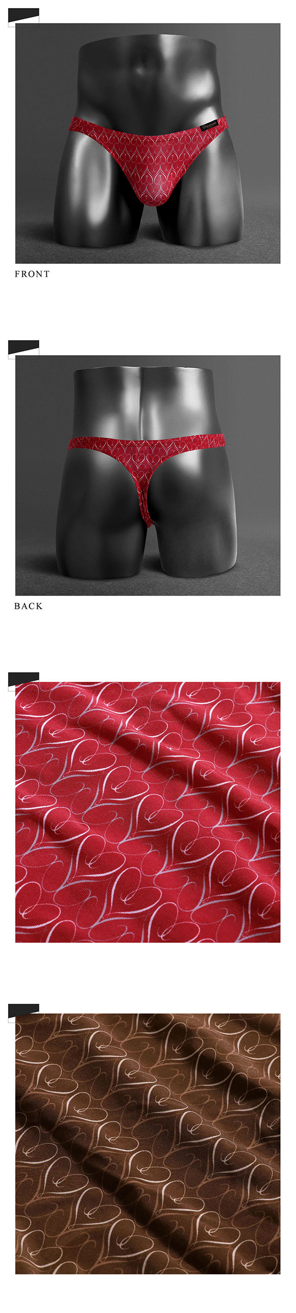 グレイブボールト Gravevault×SHIROHATO 別注 限定カラー GIFT Tバック ビキニ  ML メンズ 前とじ