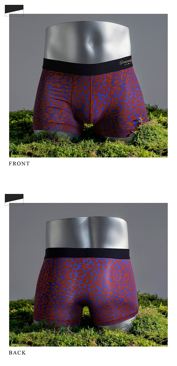 グレイブボールト Gravevault×SHIROHATO 別注 限定カラー NEO LEOPARD ショートボクサーパンツ メンズ 前とじ M L XL
