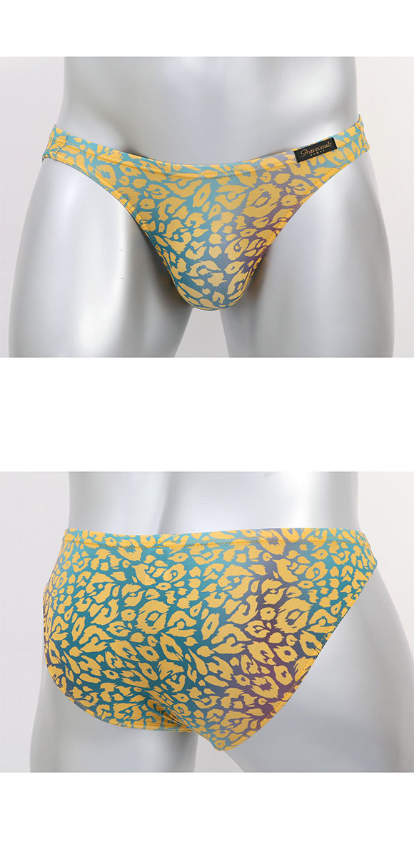 グレイブボールト NEO LEOPARD フルバック ビキニ  M L ブリーフ メンズ Gravevault 前とじ 3052575