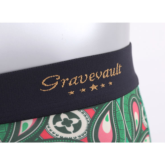 グレイブボールトGravevault×CLOUDY KIXX sign of LOVE ショート ボクサーパンツ SML 3061132 前とじ クラウディコラボ