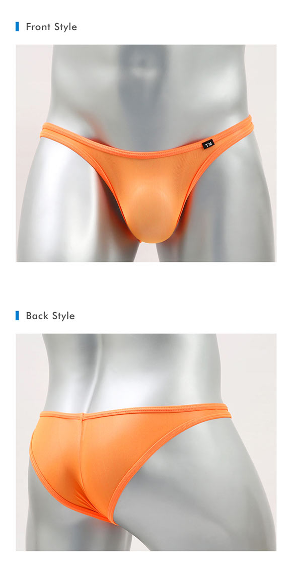 ティーエム コレクション Clearskin Simple fit バックシームビキニ ML 透け メンズ ビキニ ハーフバック ブリーフ セクシー 前閉じ
