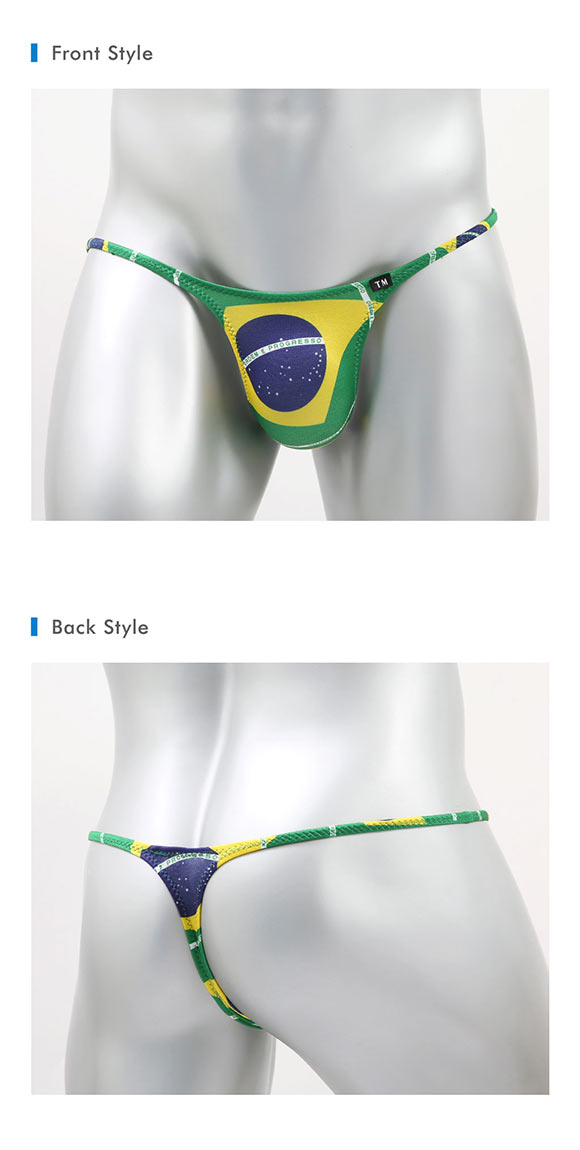 ティーエム コレクション YKS National Flag ハギナシシャープ Tバック ML メンズ ビキニ ブリーフ セクシー TM collection