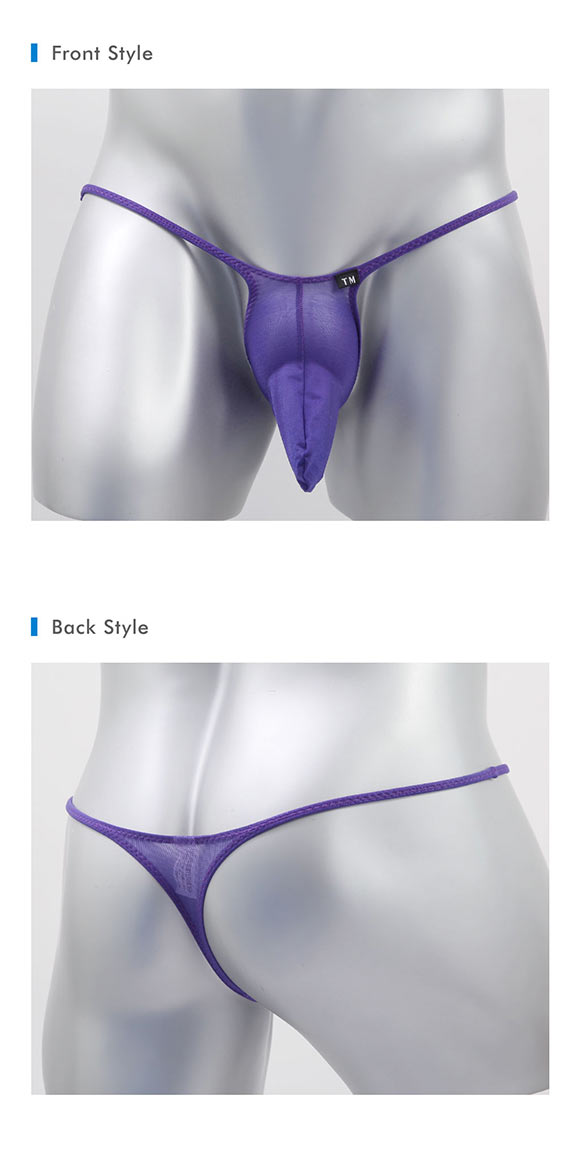 ティーエム コレクション Clearskin MAX low-rise Bulge Tバック M L 透け メンズ ビキニ ブリーフ セクシー 前閉じ TM collection