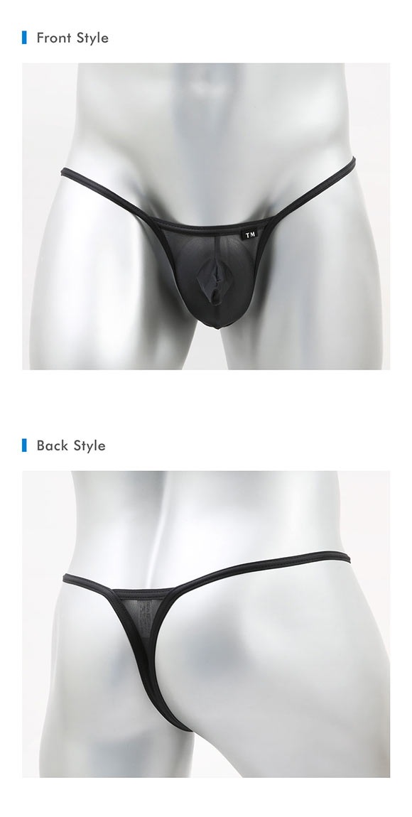 ティーエム コレクション Clearskin Power Binding JUST IMPACT Tバック M L LL 透け メンズ ビキニ ブリーフ セクシー 前閉じ