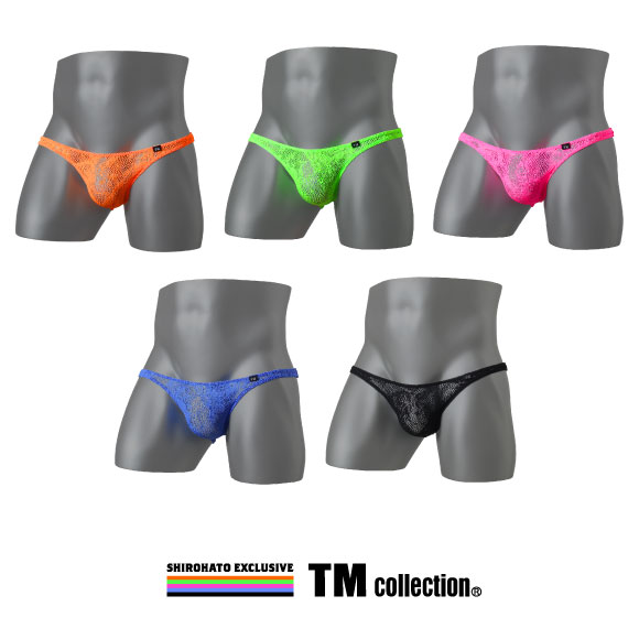 ティーエム コレクション TM collection × SHIROHATO コラボ ウーリーレース 股下細め ハーフバック ビキニ M L LL