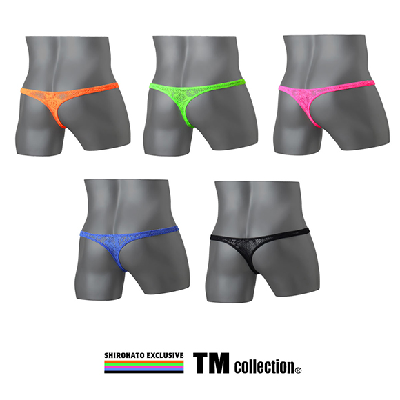 ティーエム コレクション TM collection × SHIROHATO コラボ ウーリーレース 股下細め Tバック ビキニ M L LL