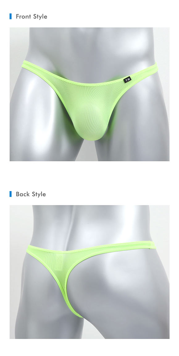 ティーエム コレクション Clearskin STANDARD M L LL Tバック 透け メンズ セクシー 前閉じ