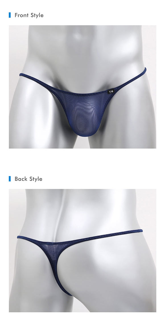 ティーエム コレクション ClearSkinハギナシシャープ Tバック DARK TM collection メンズ 前とじ