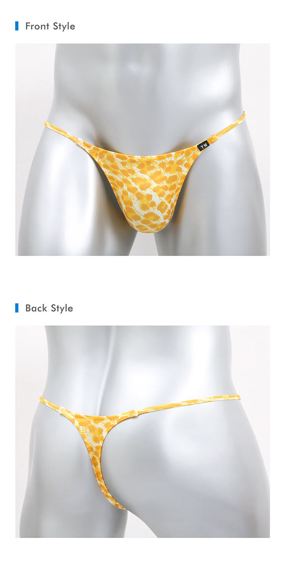 ティーエム コレクション YYKS Leopard side string sharp Tバック M メンズ ビキニ ブリーフ セクシー TM collection