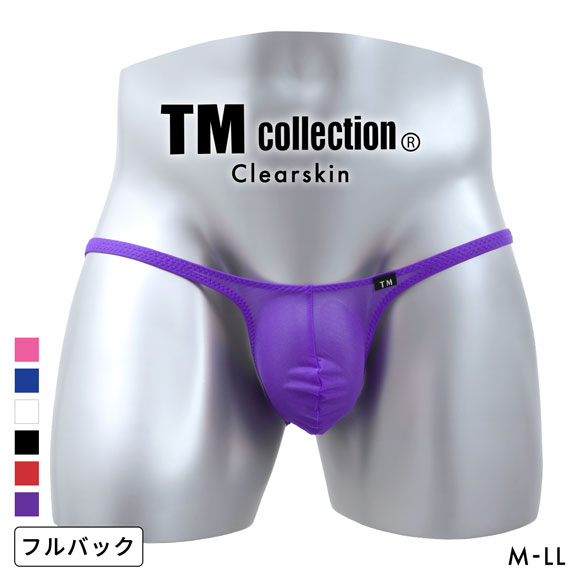 ティーエム コレクション Clearskin ハイレグモッコリ FB フルバック ビキニ メンズ TM collection