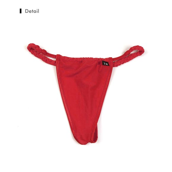 ティーエム コレクション STRIKESKIN x WET 三つ編み ふんどし調 TB Tバック ビキニ メンズ TM collection 日本製