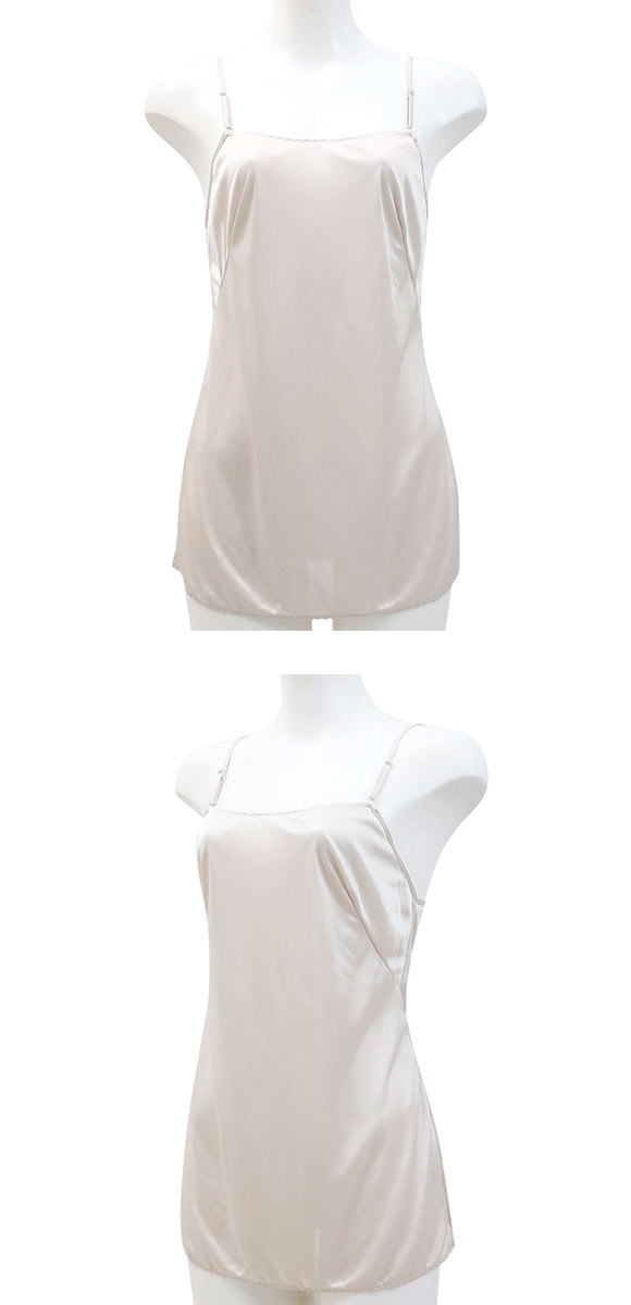 キャミソール スリップ ランジェリー レディース インナーキャミ シンプル