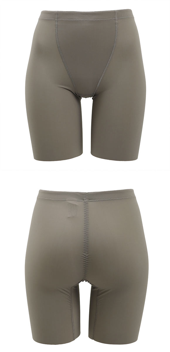 下腹をキレイに整える ソフトガードル 4分丈ボトム  M L LL ロングパンツ インナー ショーツ 着やせ スタイルアップ 細みせ