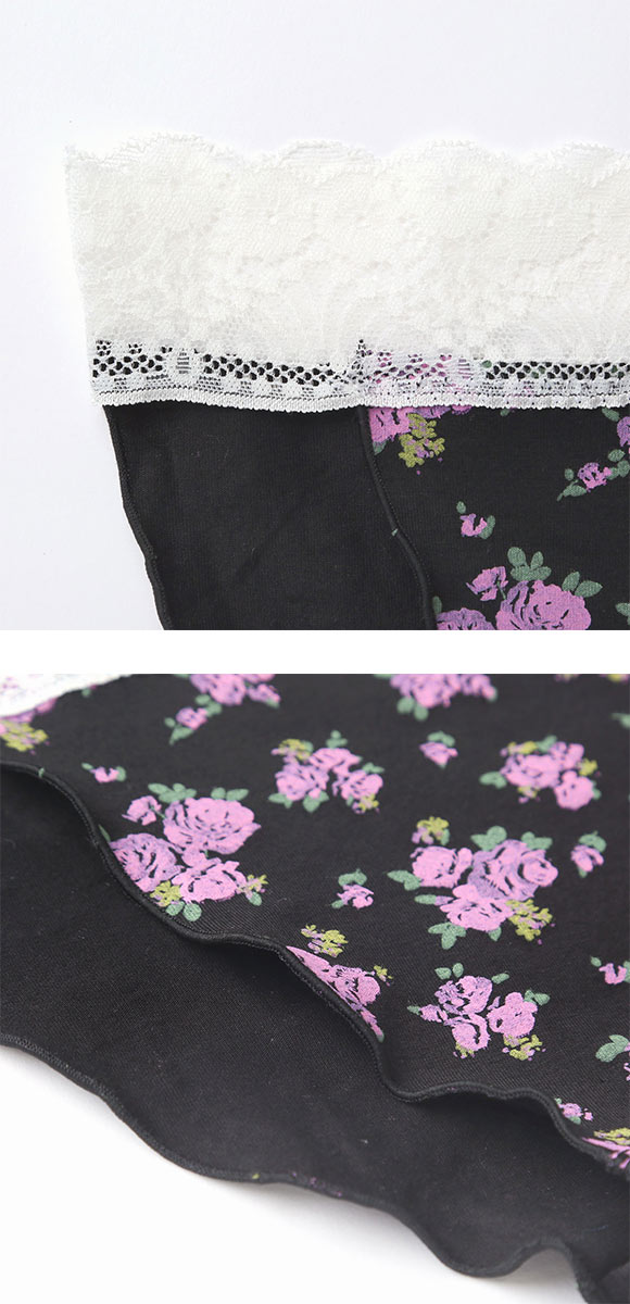 セレブビューティー Celeb Beauty 花柄 ストレスFREEショーツ 足口ゆったりショーツ 高綿混 足口開放 ふんどしショーツ リラックス