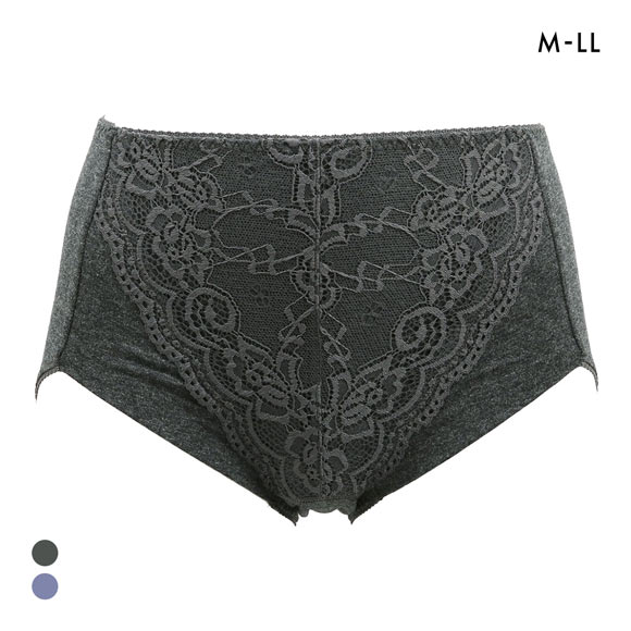 お腹サポート ショーツガードル M L LL 綿混ショーツ 1枚履きOK 美尻 ヒップアップ 大きいサイズ 綿混 コットン混