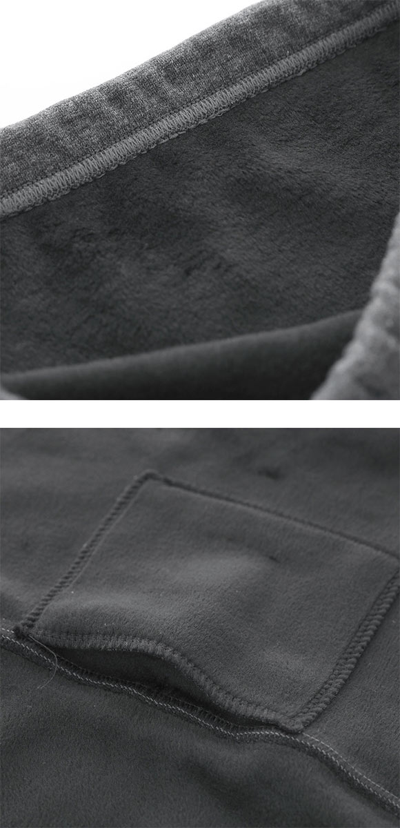 エブリデイパンツ あったか裏ボア はらまき付き 2分丈ストレッチパンツ 裏起毛 ボトム M L LL パジャマ 腹巻付き 保温 冷え対策