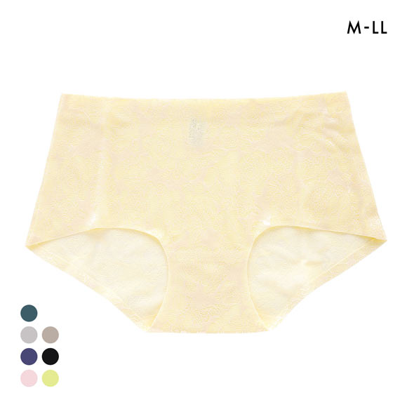 ジャガード プレミアム コンフォート ショーツ M L LL シームレス レース ひびきにくい 単品