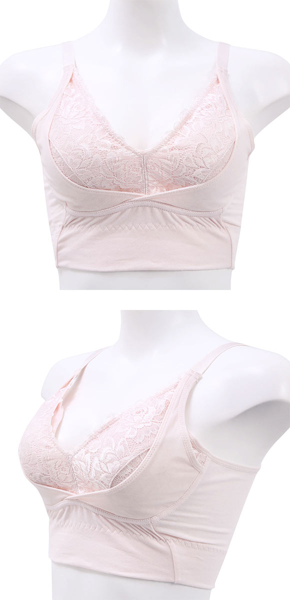 (セレブビューティー)Celeb Beauty 毎日ナイトブラ レース ハーフトップ ノンワイヤー ブラジャー ナイトブラ 育乳 谷間メイク 単品