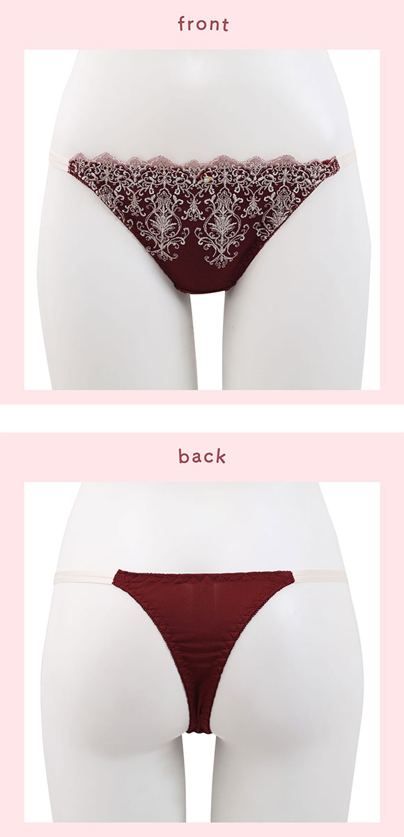 ラブジェリー ヴィクトリアンアイビー Tバックショーツ ML タンガ ソング ひびきにくい Love gerie