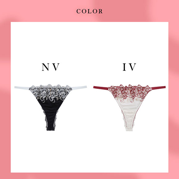 ラブジェリー アドラブルストリング Tバックショーツ ML コーディネイト タンガ 総レース ソング ひびきにくい