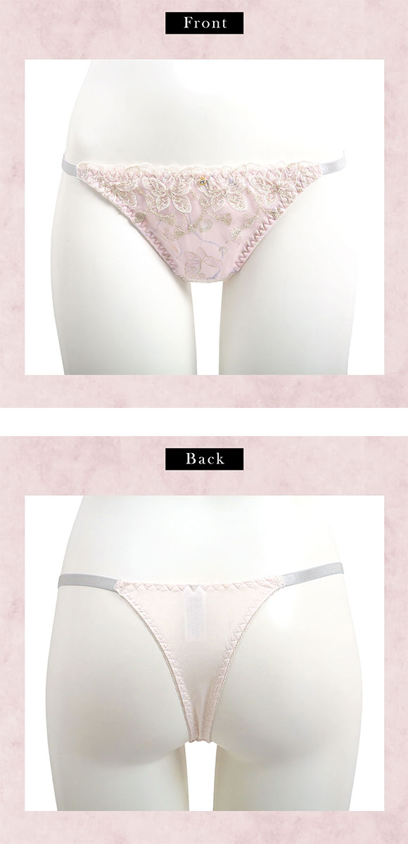 ラブジェリー ジュエルズバタフライ Tバックショーツ ML 別注 タンガ ソング ひびきにくい セクシー 単品 Love gerie