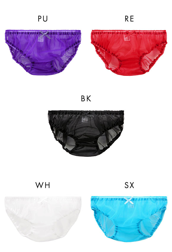 ラポーム La-Pomme by petite mignon シースルー スキャンティー フルバック レディース 日本製 単品