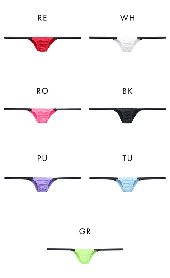 ラポーム バイカラー 極小 ハーフバック ショーツ レディース 日本製 La-Pomme