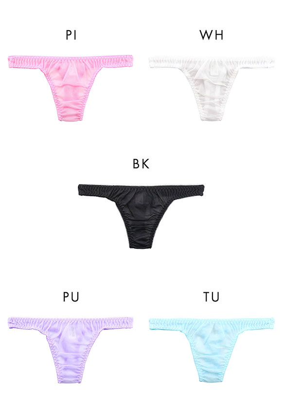 ラポーム NHK生地 プレーン Tバック ショーツ レディース 日本製 La-Pomme