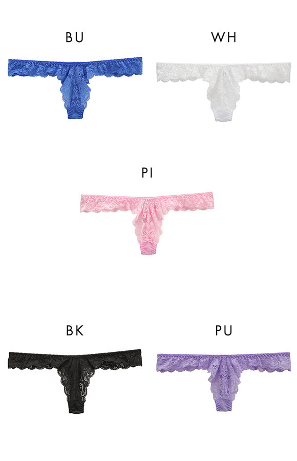 ラポーム レースコンビ Tバック ショーツ レディース 日本製 La-Pomme