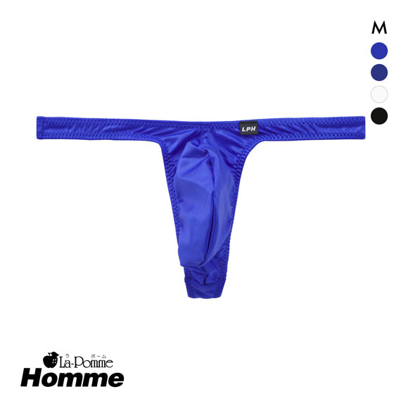 ラポーム オム スーパーWET フロントポーチタイプ Tバック ビキニ 日本製 メンズ 前とじ La-Pomme Homme
