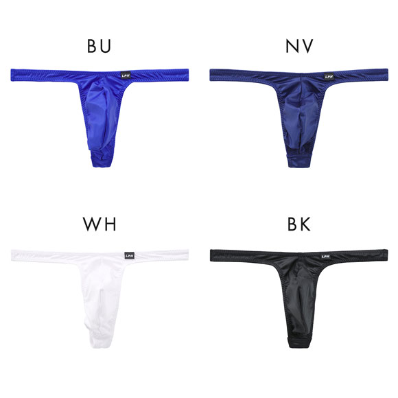 ラポーム オム スーパーWET フロントポーチタイプ Tバック ビキニ 日本製 メンズ 前とじ La-Pomme Homme