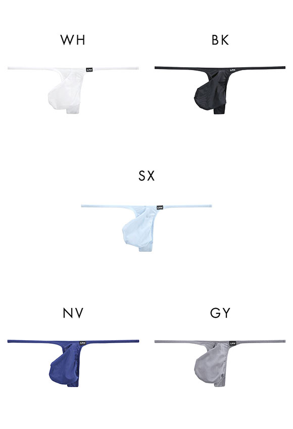 ラポーム オム GUS 極薄 Tバック ビキニ メンズ 前閉じ 日本製 La-Pomme Homme