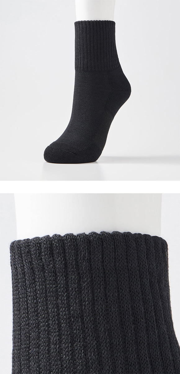 グンゼ アセドロン 足底パイル ショート丈 ソックス メンズ 靴下 GUNZE 吸放湿 消臭 25-27cm