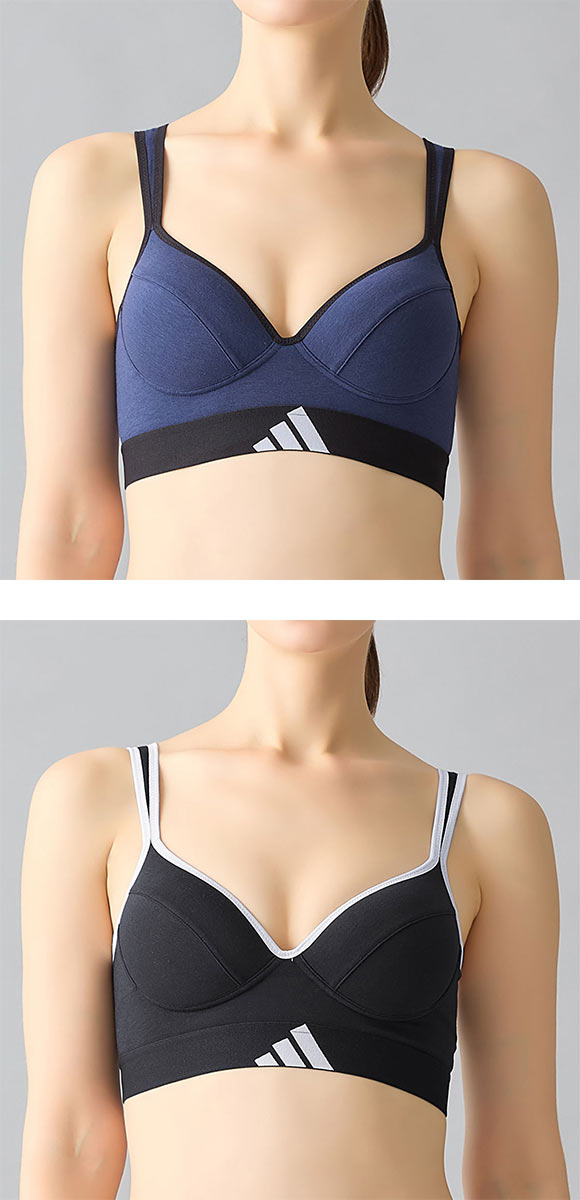 アディダス ノンワイヤー ブラジャー レディース adidas